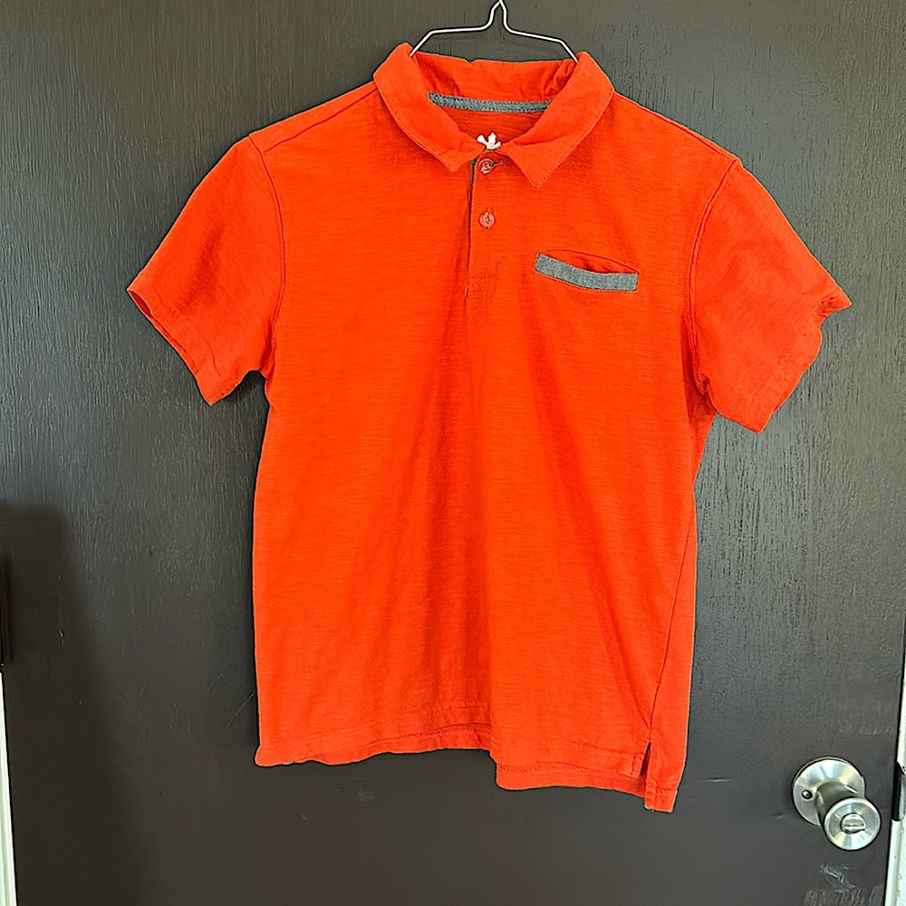 Boys Size Medium - Orange Polo
